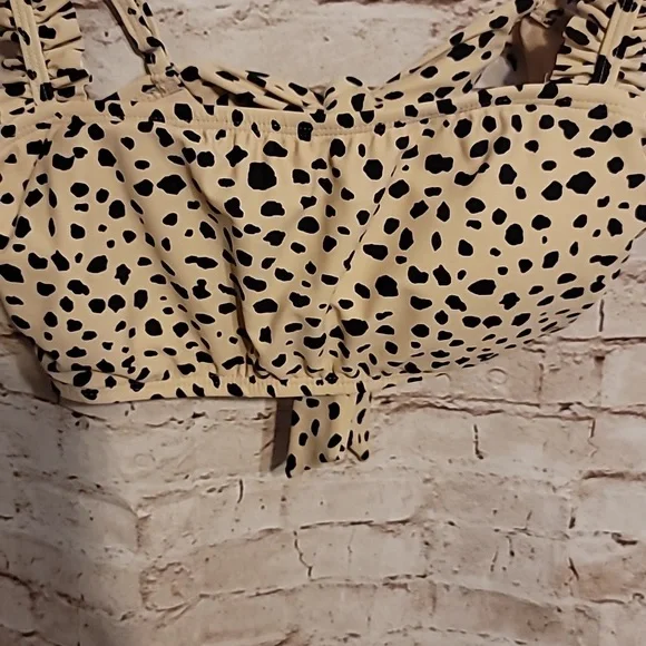 Kona sol binnki swim top Medium aminal print - Picture 3 of 6